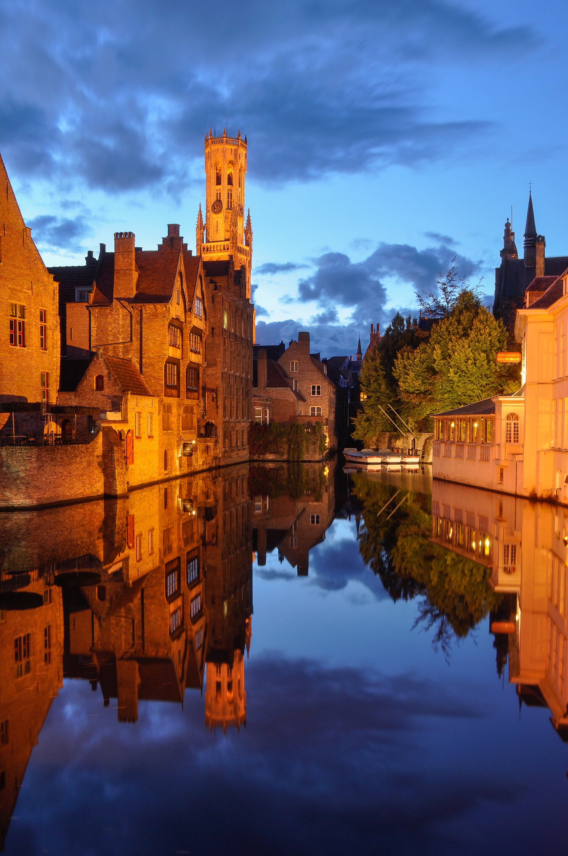 Rozenhoedkaai, heure bleue